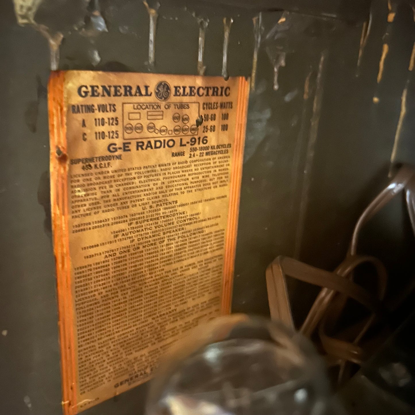 GE L-916 Vintage Radio | Bluetooth & Aux Ready