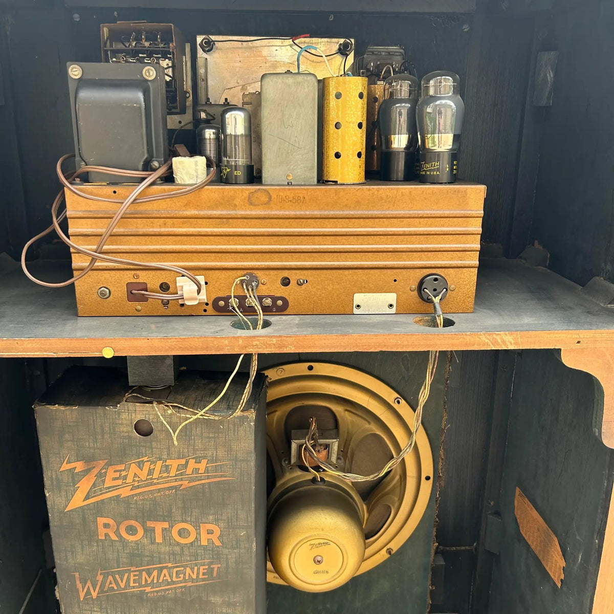 restored tube radio