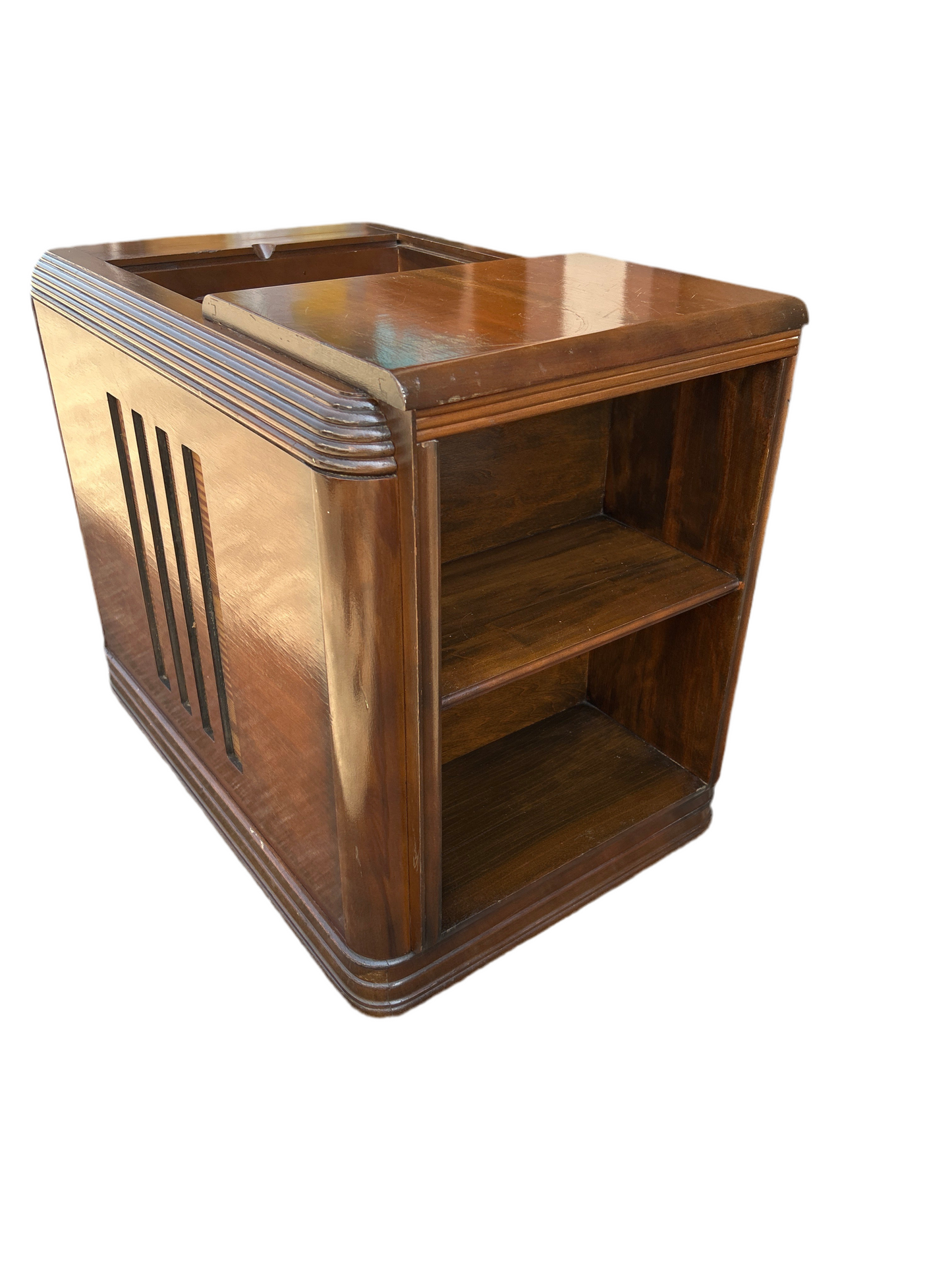bookshelf side table