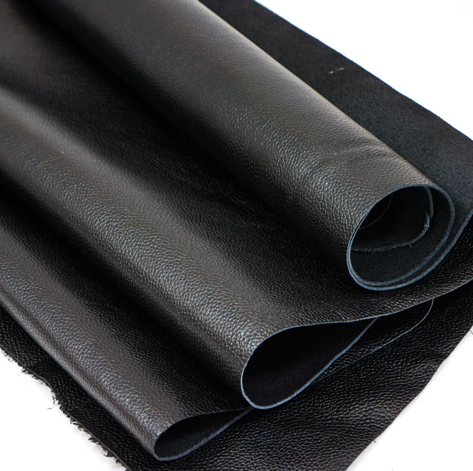 Pure USA leather Tolex material for guitar amplifiers, lightweight chap side hide sold by the square foot, available in multiple color options