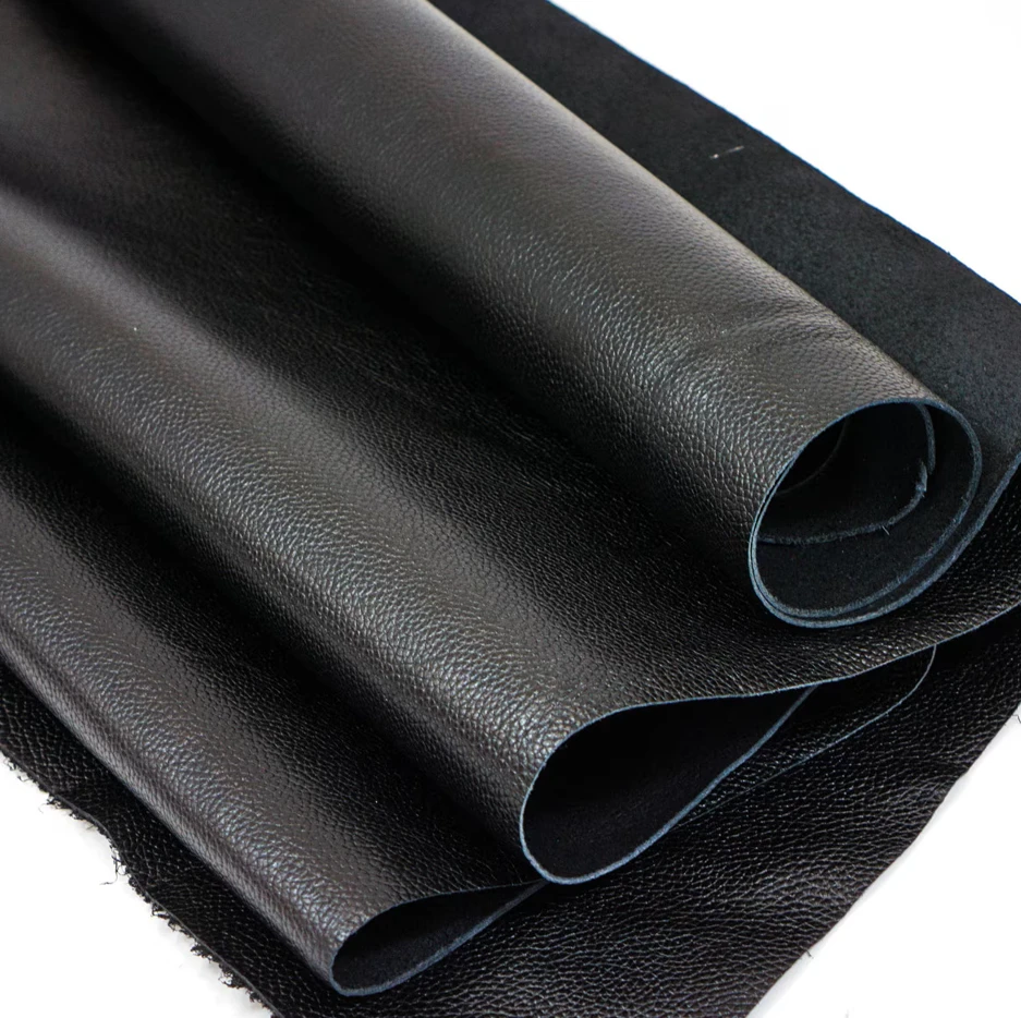 Pure USA leather Tolex material for guitar amplifiers, lightweight chap side hide sold by the square foot, available in multiple color options