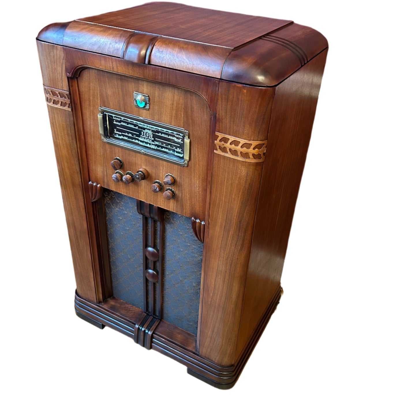EH Scott Phantom 19-tube radio with shortwave and AM tuning – classic mid-century audio gear