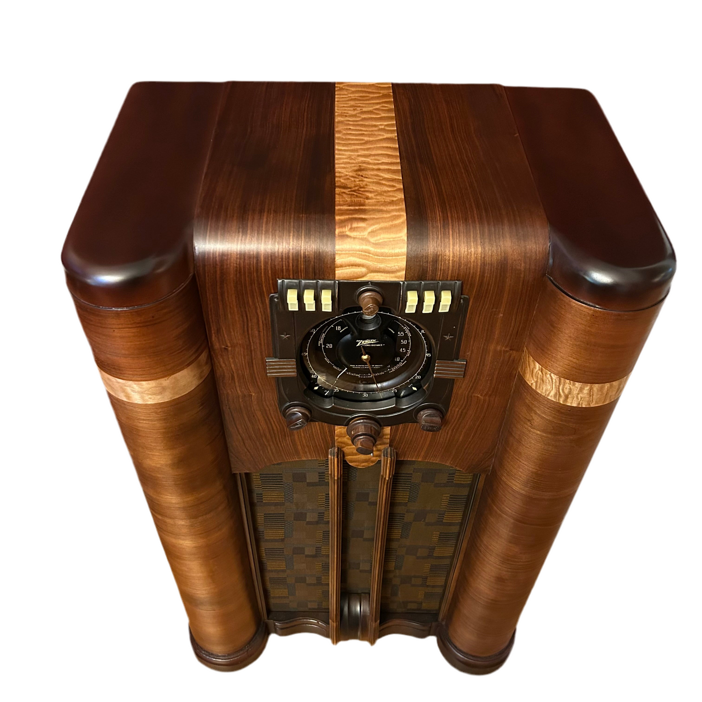Zenith 9S365 Radio – 1939 Art Deco Patriotic Console - Free Delivery