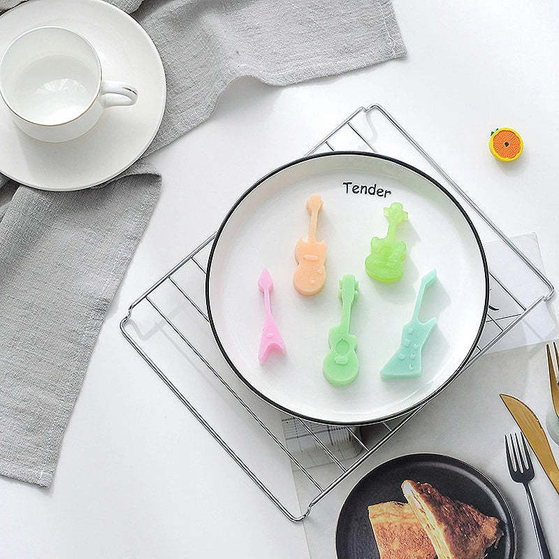 Guitar Shape Cake Mould Silicone Tray