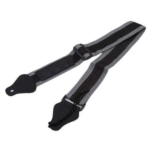 Black Cotton Guitar Strap