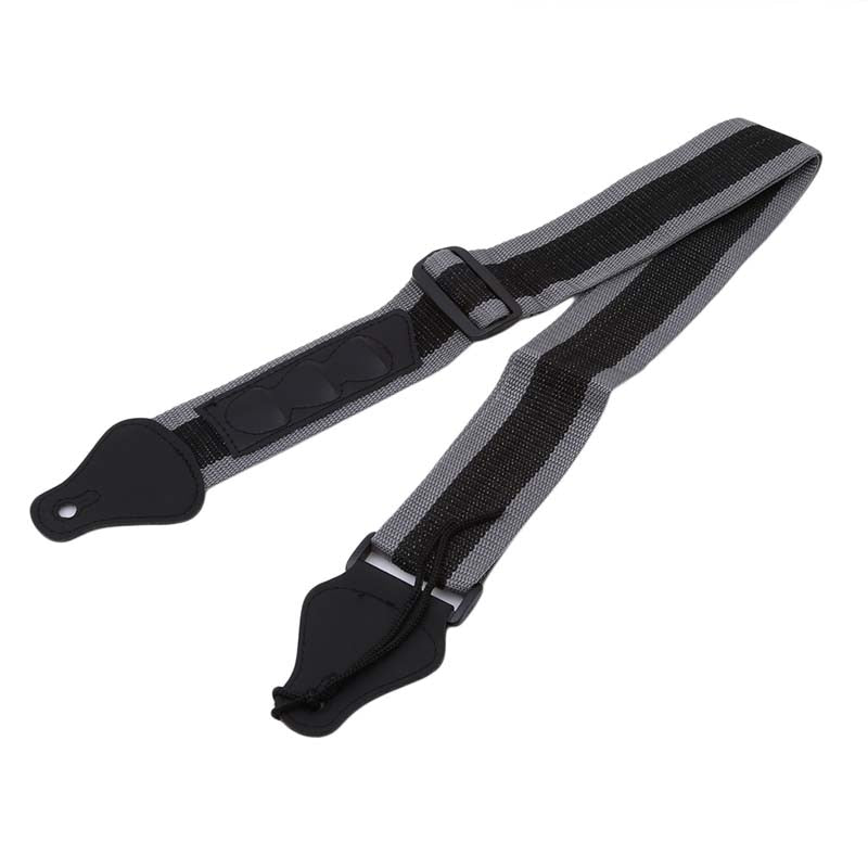 Classic black guitar strap