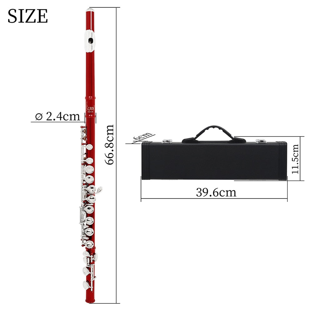 C Piccolo Flute with Case