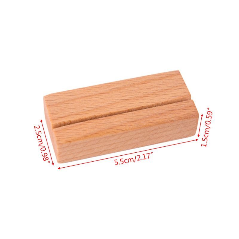 Wooden Business Card Holder