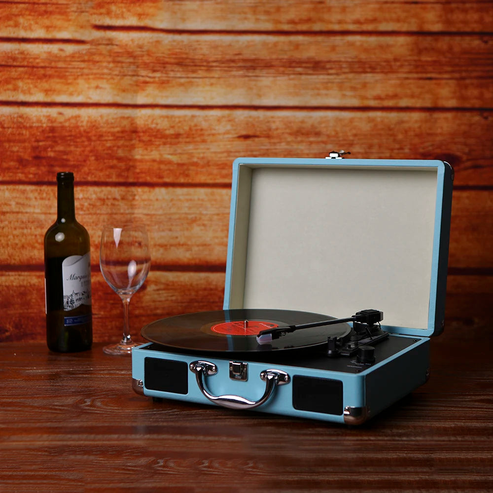 Record Player Stereo Sound Suitcase