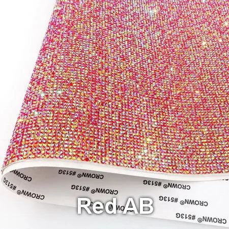 Vibrant adhesive speaker wrap with a sleek design, featuring a decorative glass rhinestone trim for a stylish and elegant touch.