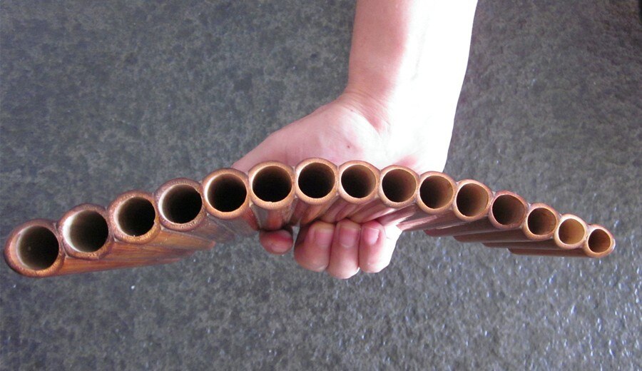 15 Pipes Handmade Bamboo Pan