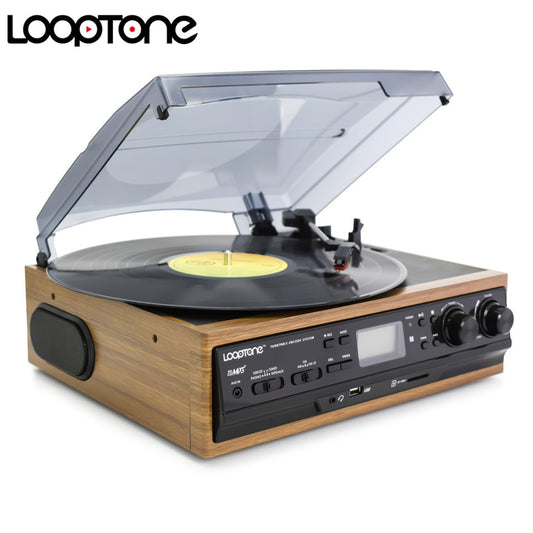 USB Turntable Vinyl LP Record Player