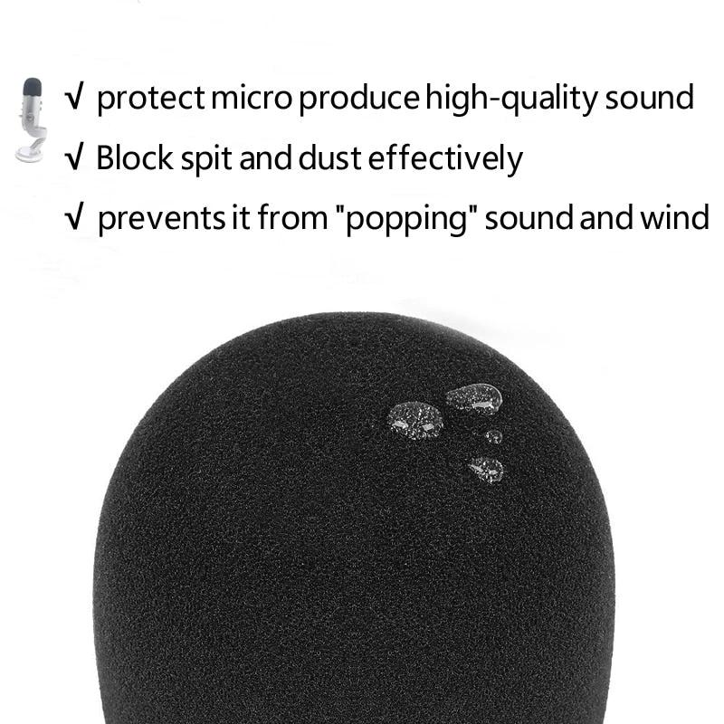 Foam Microphone Windscreen- Aedor Quality Sponge Mic