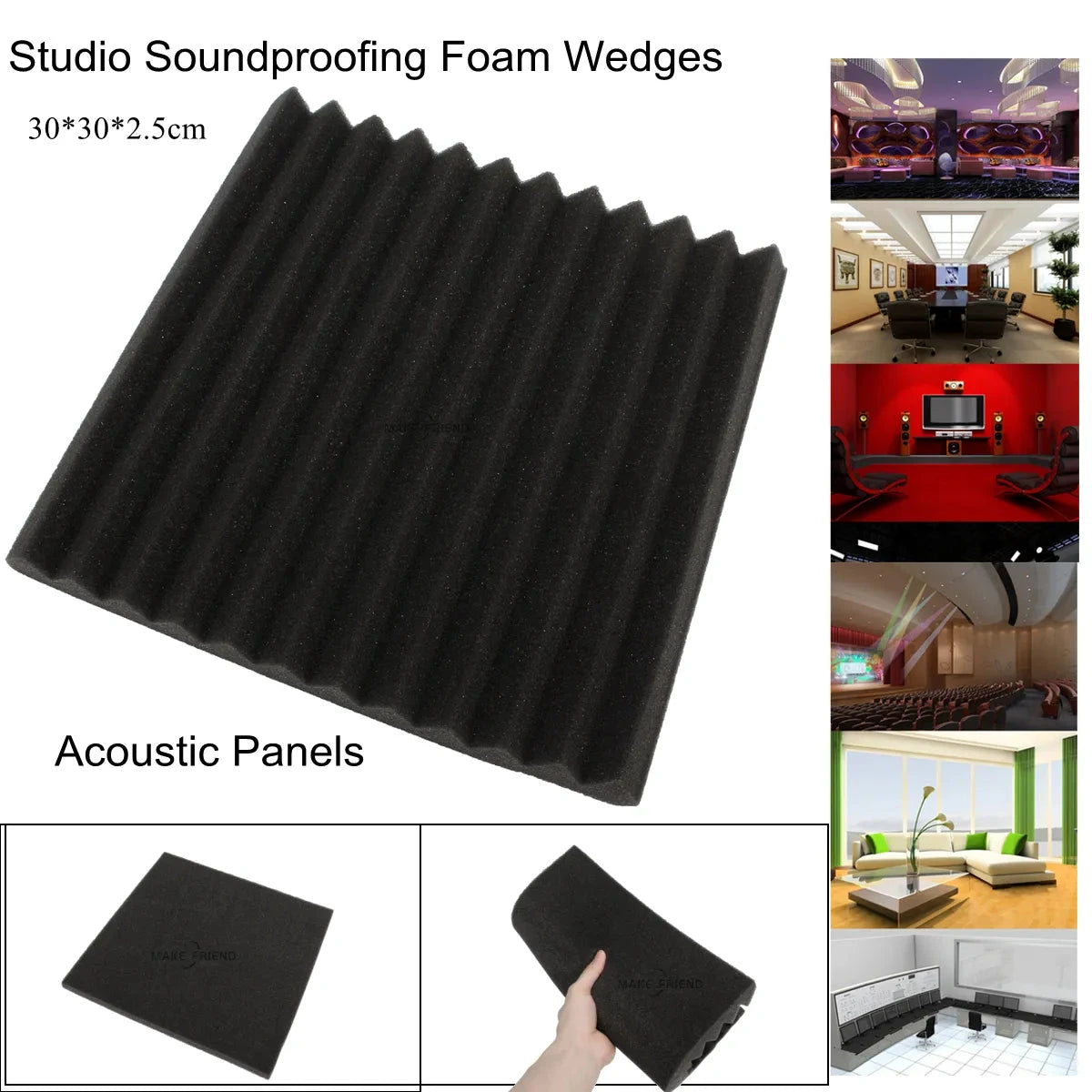 Sound Proof Acoustic Foam Panels