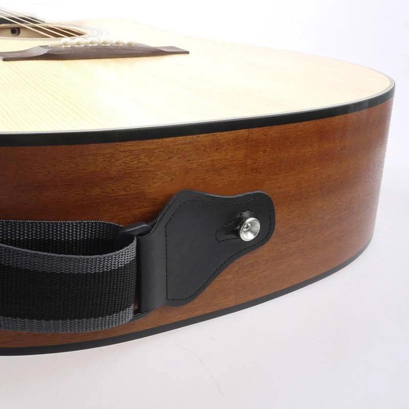Classic black guitar strap