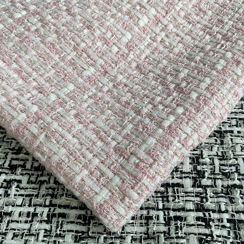 Pink Vintage tweed speaker grill cloth – acoustically transparent, durable fabric for amp restorations, speaker cabinets, and classic audio upgrades.