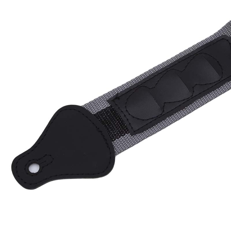 Classic black guitar strap