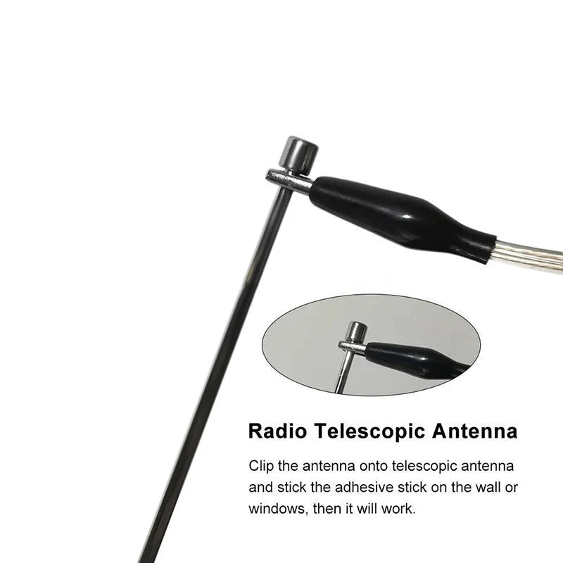 Big River Hardware High-Quality Indoor FM Radio Antenna for Enhanced Signal Reception and Easy Installation