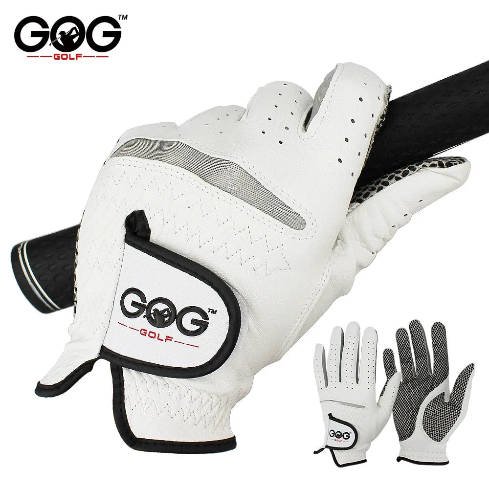 Durable Premium Men's Golf Gloves by Big River Hardware with Genuine Leather and Breathable Fabric for Enhanced Comfort and Grip in Various Sizes