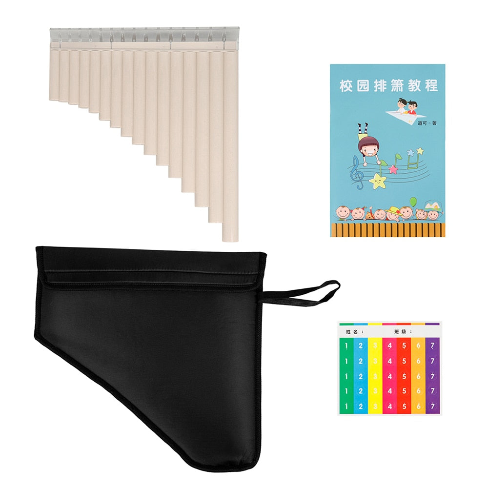 16 Pipes C Key Panpipe