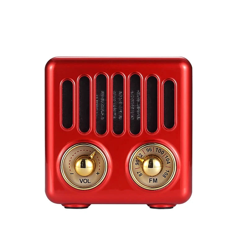 Big River Hardware Vintage Walnut FM Bluetooth Speaker