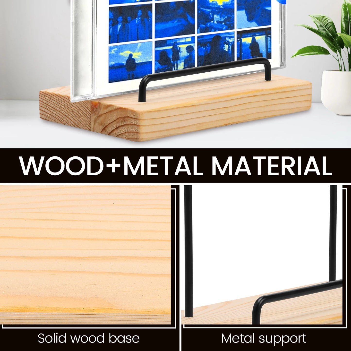 Stylish Vinyl Record Display – Showcase & Protect Your LPs