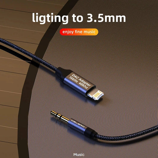 Iphone Aux Adapter for Car, Radio or Amplifier