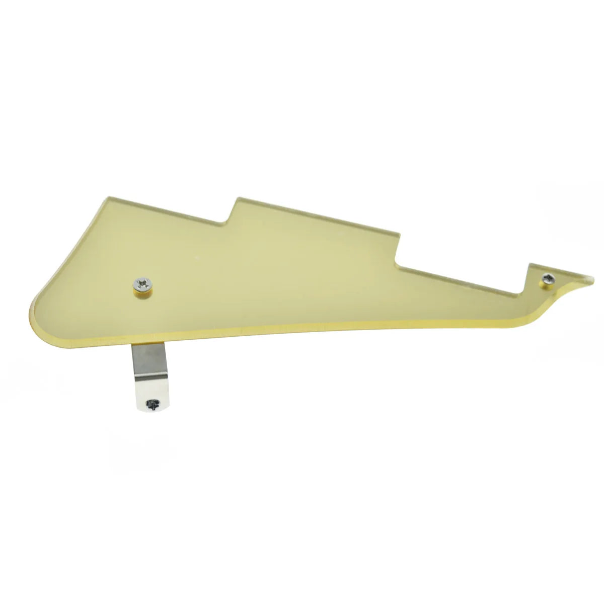 Premium Clear Guitar Pickguard for Gibson Les Paul Guitars with Stainless Steel Bracket and Hardware Accessories