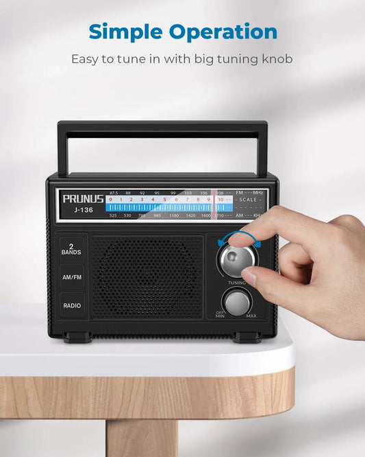 Big River Hardware Retro FM/AM Transistor Radio Companion