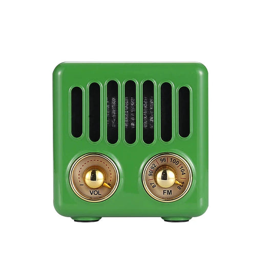 Big River Hardware Vintage Walnut FM Bluetooth Speaker