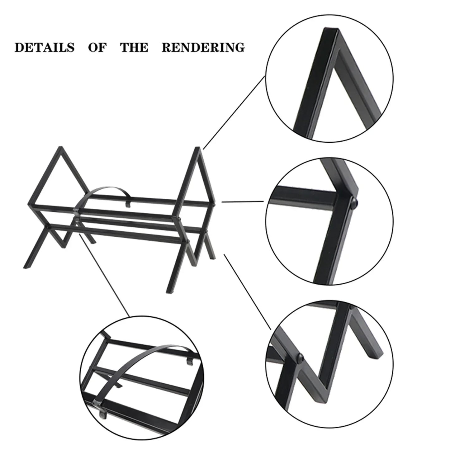 Vinyl Record Storage Rack – Modern Steel LP Stand