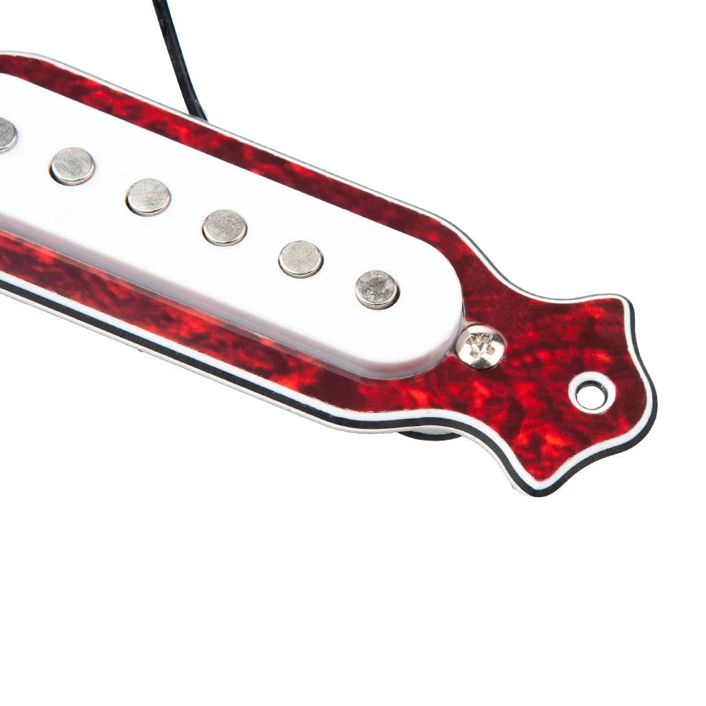BRH Premium Pre-Wired Electric Guitar Pickups with Noiseless Design, Adjustable Pole Pieces and Passive Active Switch for Musicians