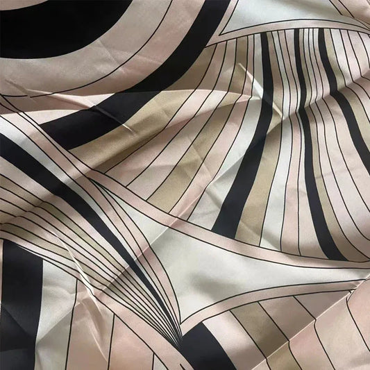 art deco geometric pattern gold black pink
