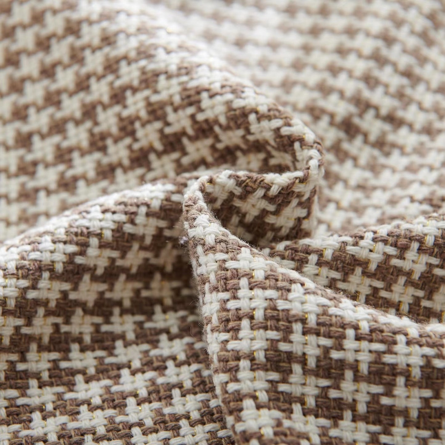 tan Tweed speaker grill cloth – vintage-style, acoustically transparent fabric for guitar amps, speaker cabinets, and retro audio restorations.