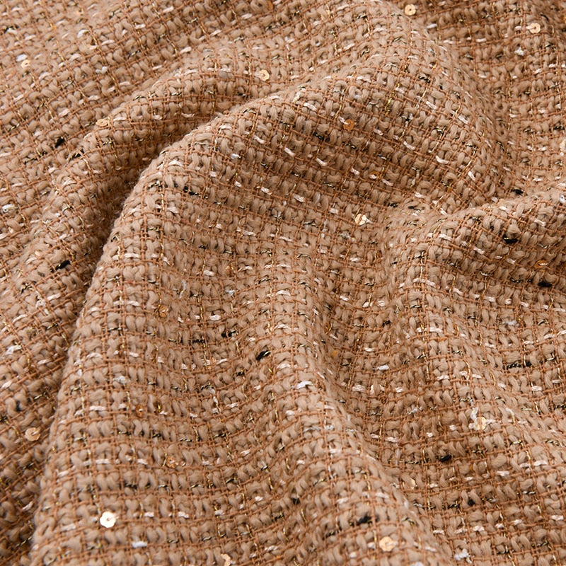 tan tweed speaker cloth