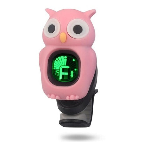 Cartoon Owl Tuner Clip - Flawless Instrument Tuning