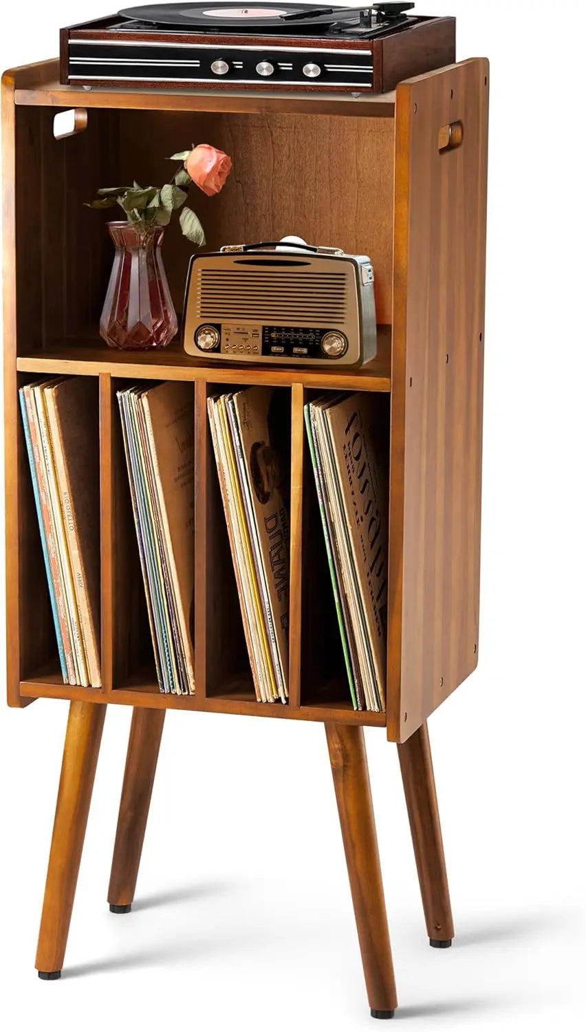Stylish and durable vinyl record storage furniture, designed to organize and protect LPs, 12-inch, and 7-inch records while enhancing home décor.