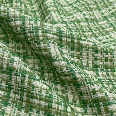 Black Retro Speaker Grill Cloth - green white