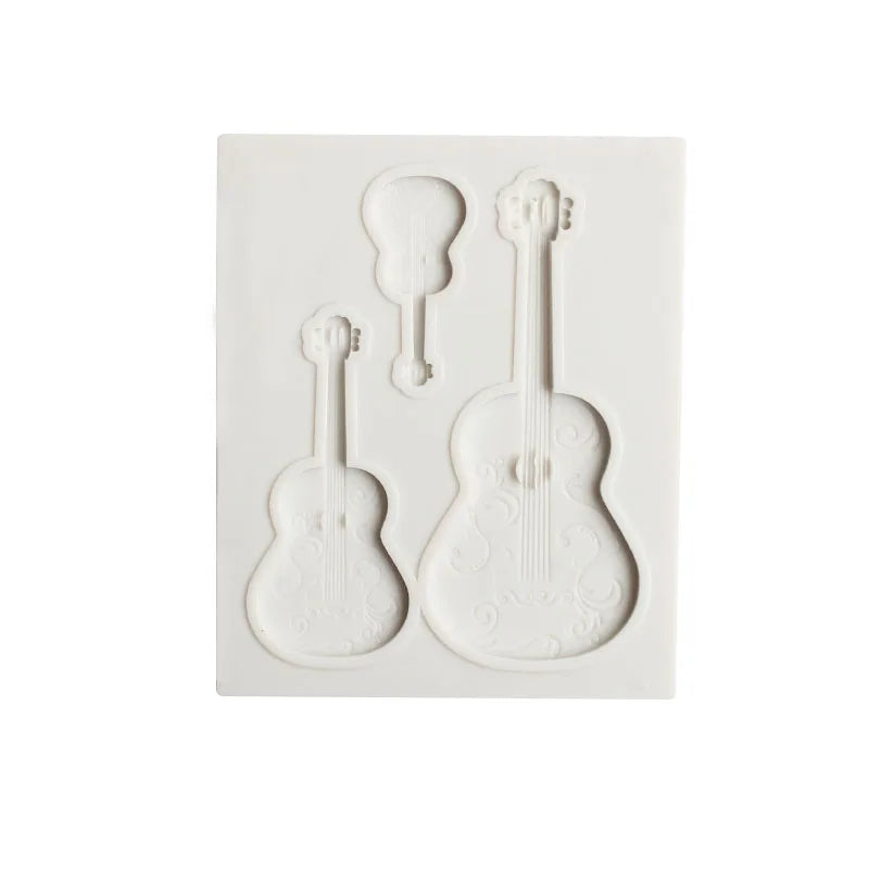 Guitar Shape Silicone Mold