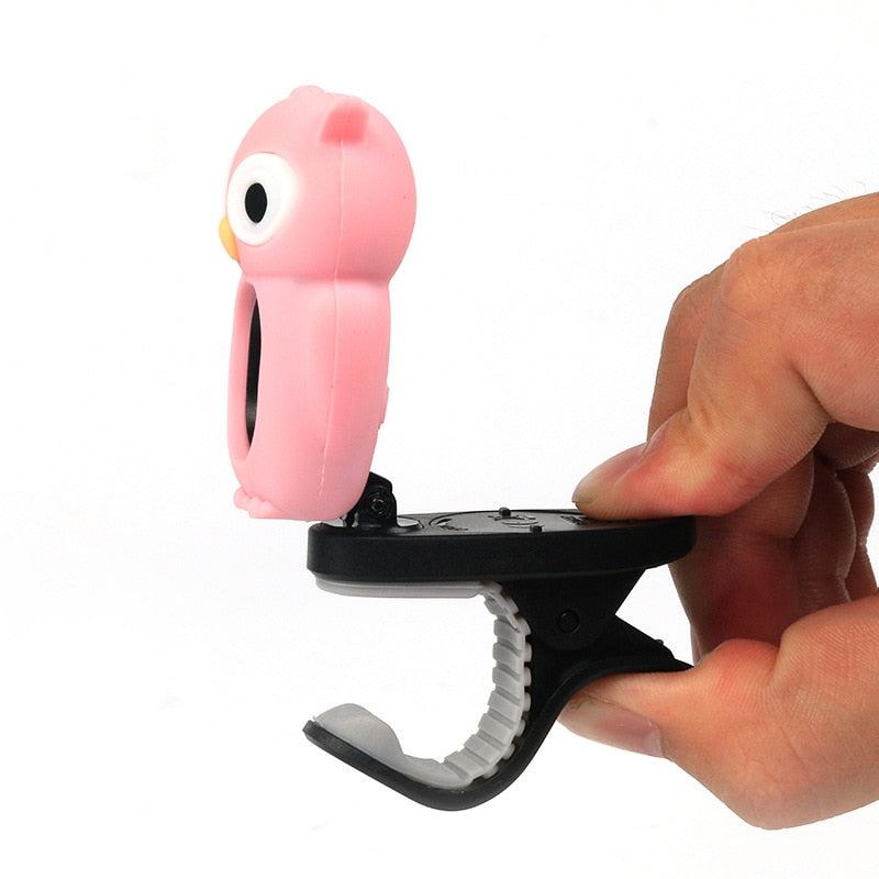 Cartoon Owl Tuner Clip - Flawless Instrument Tuning