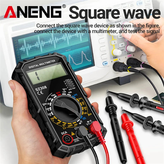 Big River Hardware Handheld Digital Multimeter LCD Backlight
