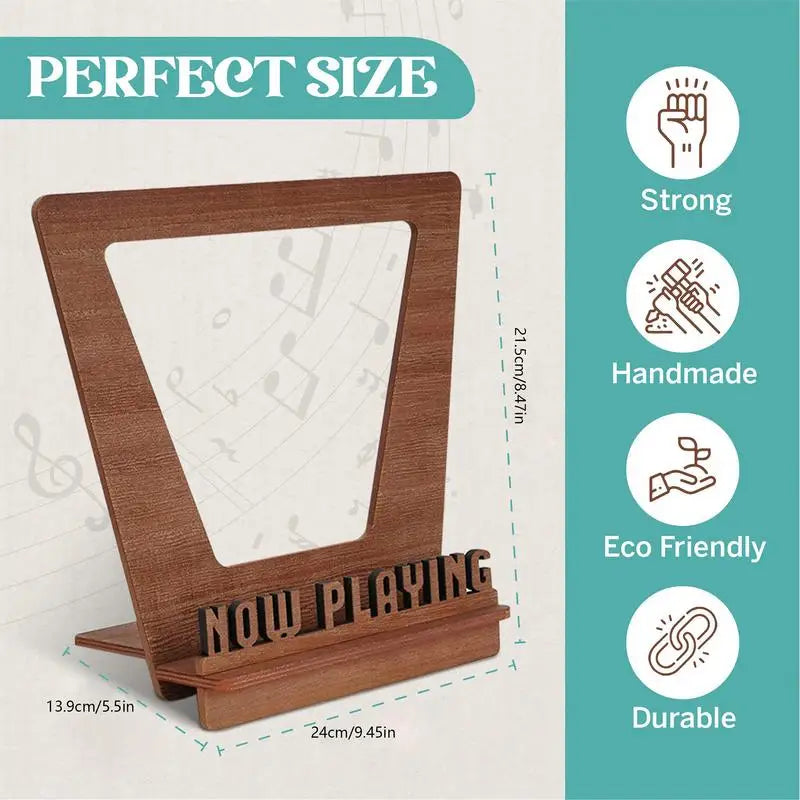 Now Playing Record Holder – Vinyl Display Stand