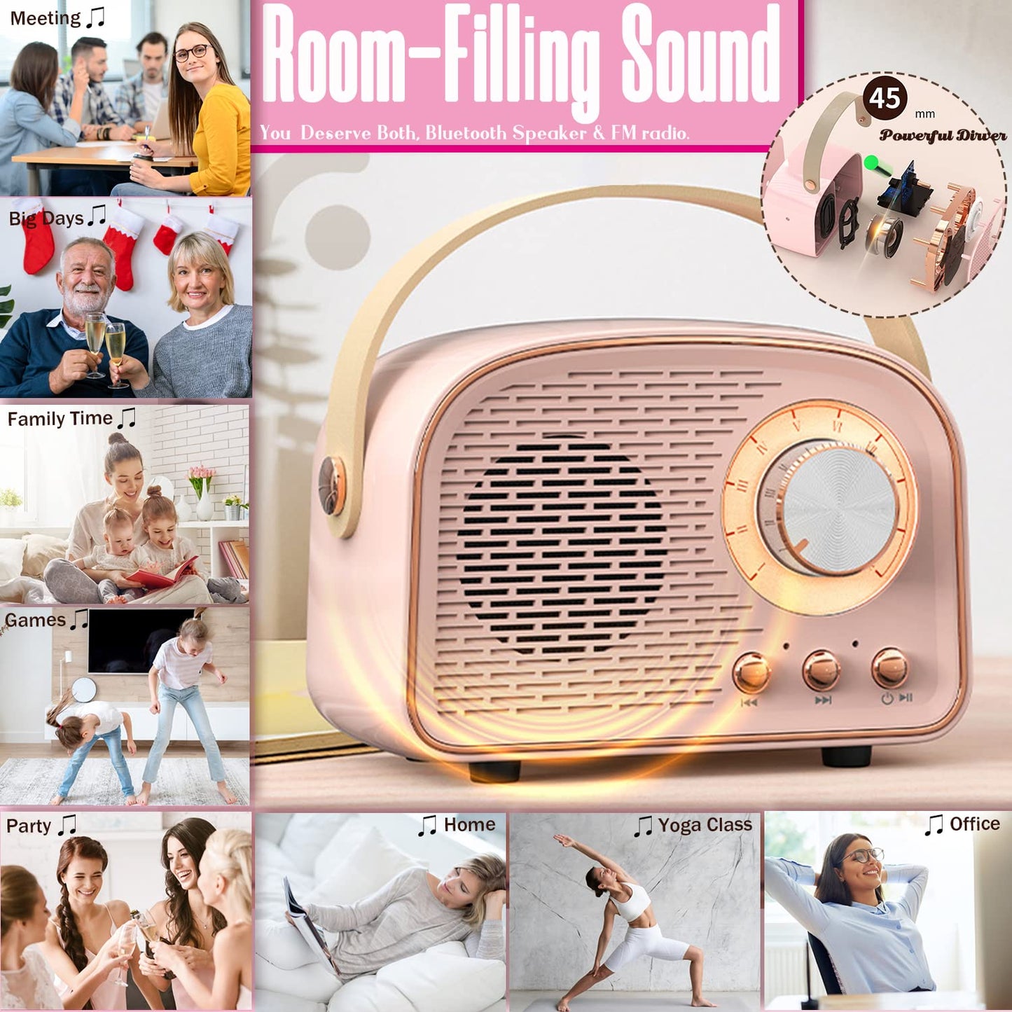 Radio Design Bluetooth Speaker