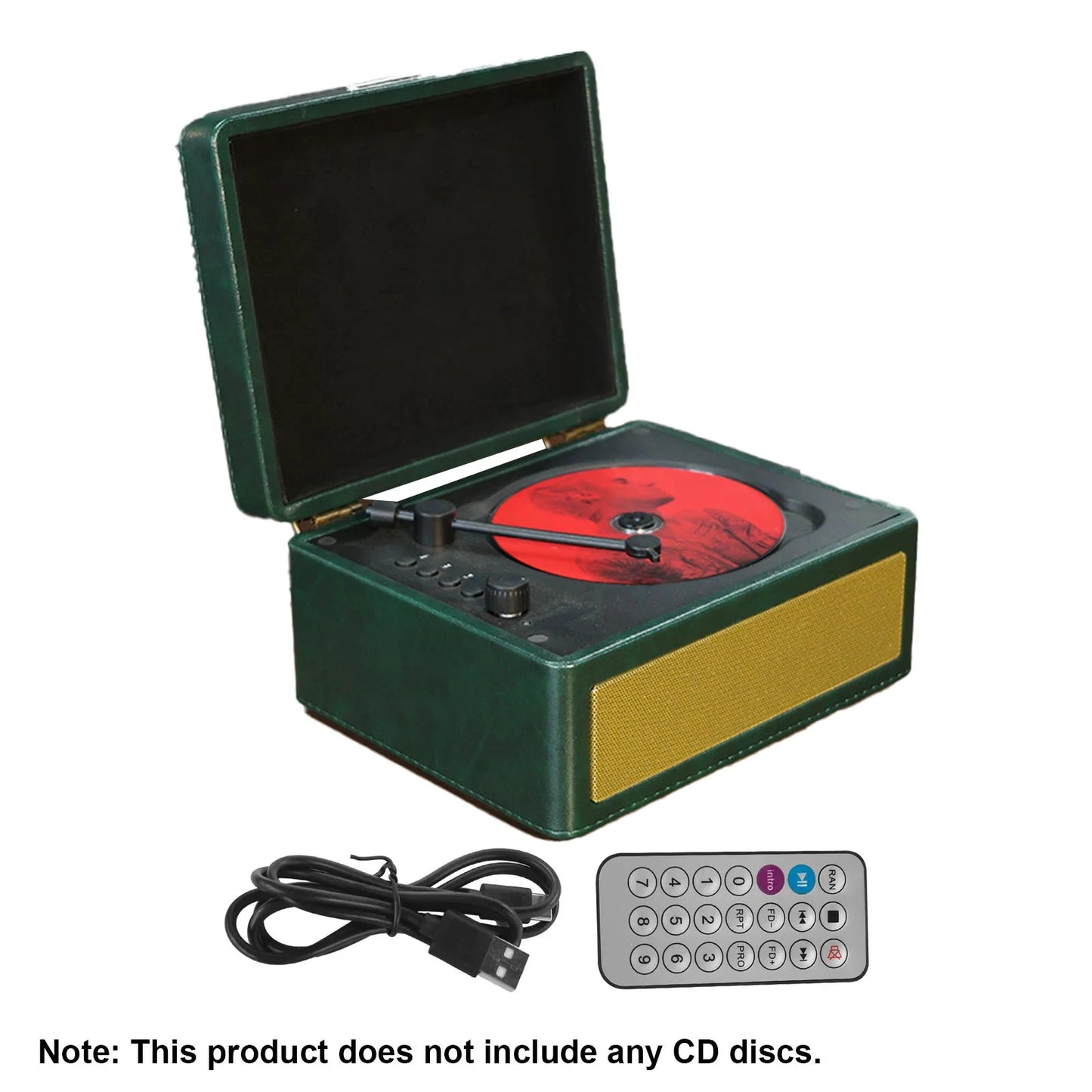 Big River Hardware Retro CD Player with High-Fidelity Sound