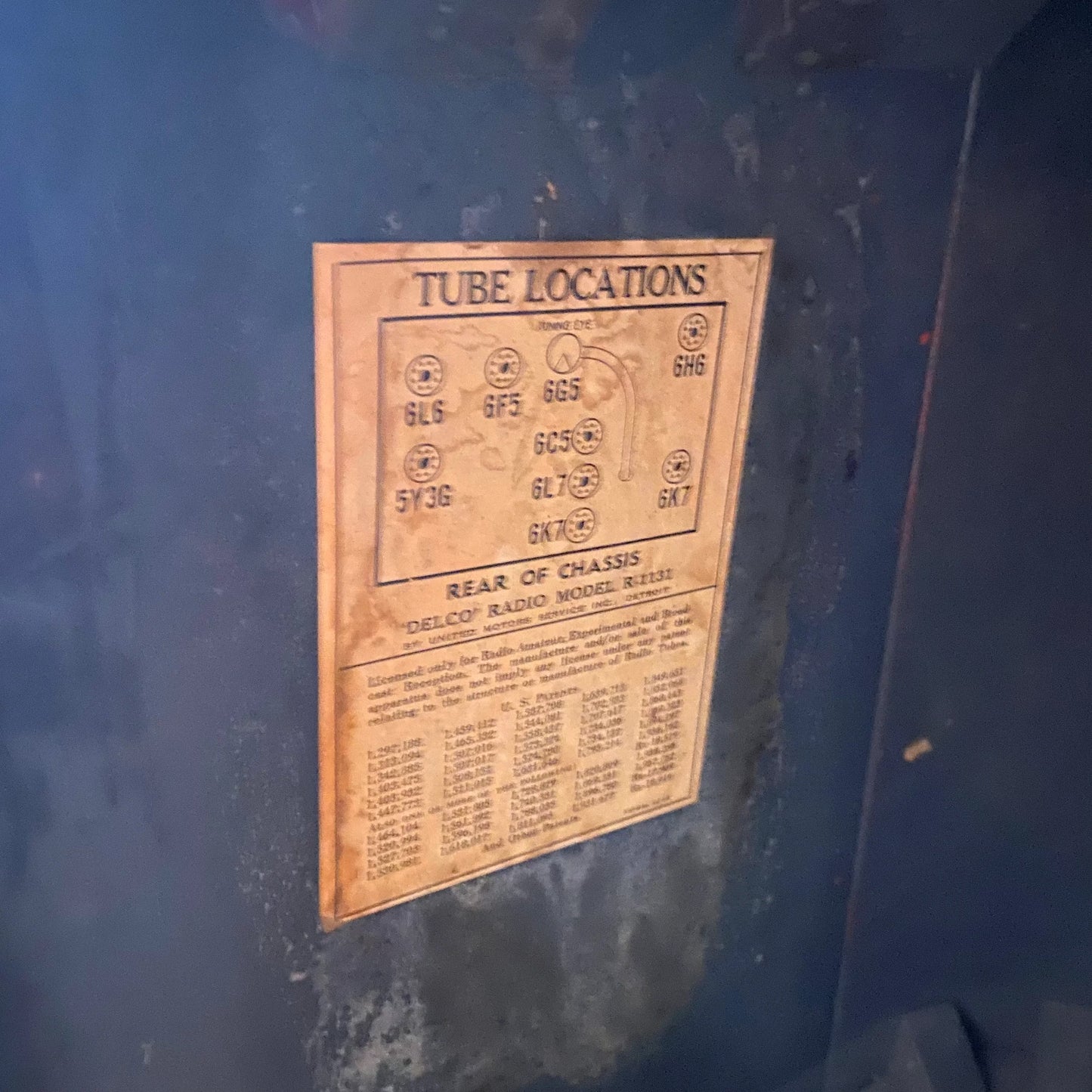 AC Delco Radios 1937 - R-1131