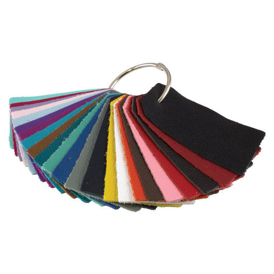 Pure USA leather Tolex material for guitar amplifiers, lightweight chap side hide sold by the square foot, available in multiple color options