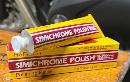 Simichrome 390050 All Metal Polish Tube – Restores a brilliant mirror finish on chrome, aluminum, copper, plastic, and more – 1.76 oz professional-grade polish.