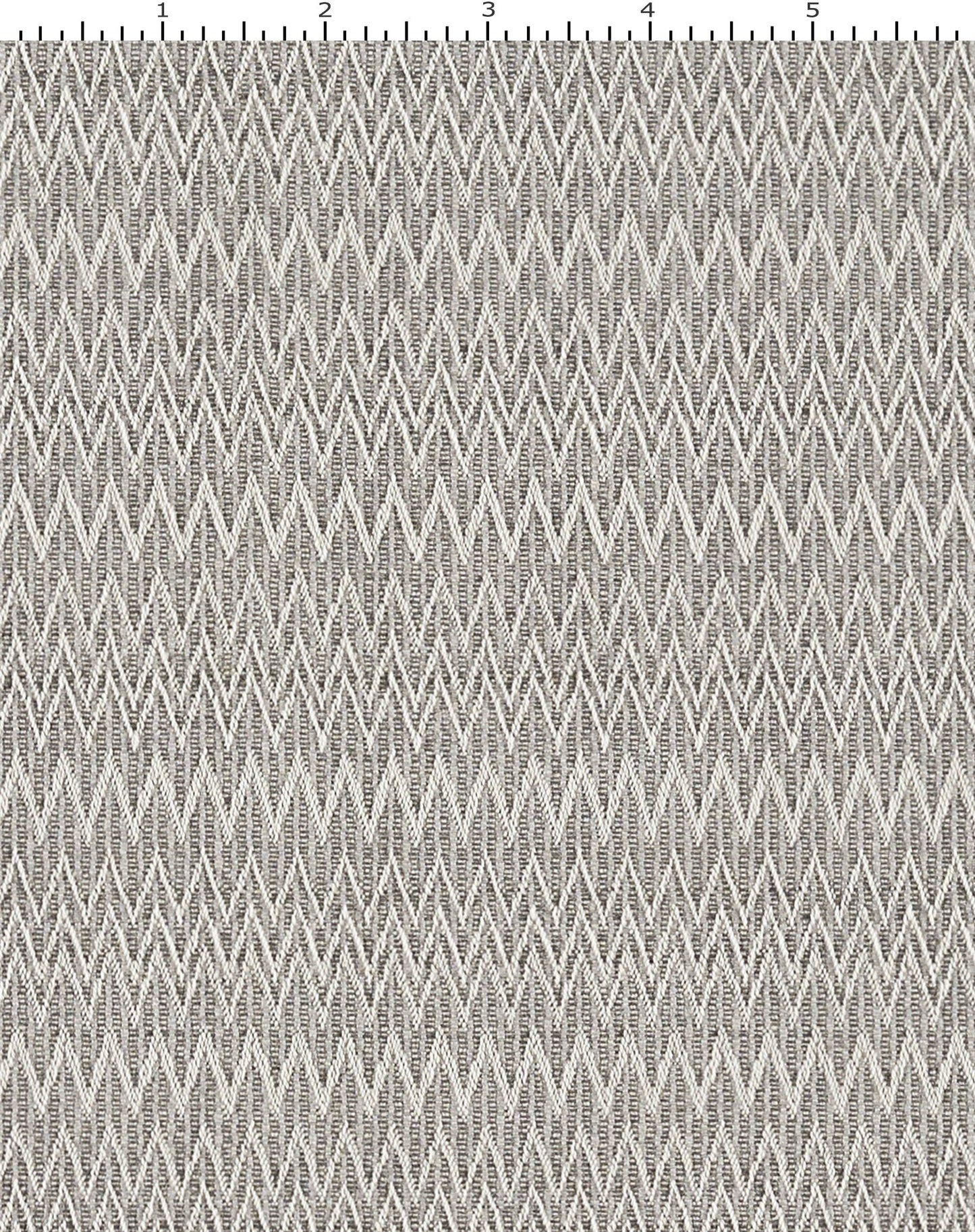Silver Saw Tooth American-milled vintage-style speaker grill cloth, 100% recycled polyester, 54 inches wide, durable and sustainable with a classic visual repeat pattern
