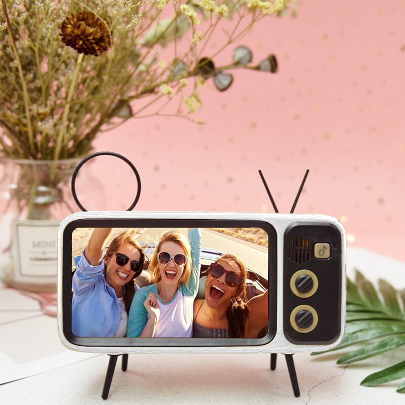 Retro TV Mobile Phone Holder Stand For iPhone 4.7-5.5 inch phone