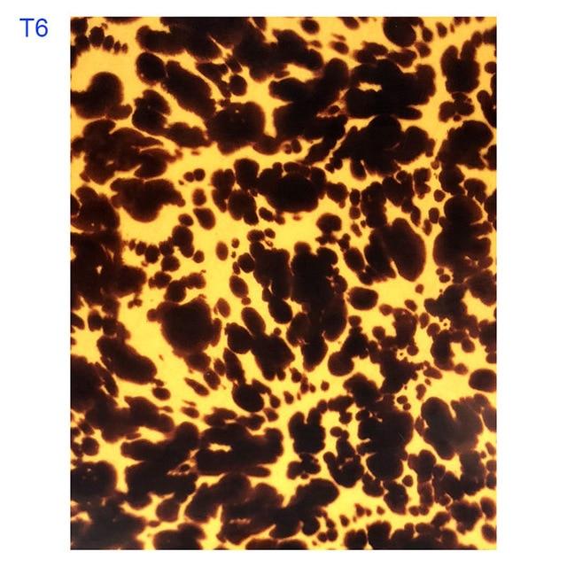 1pcs Guitar Pickguard Adhesive Sheet Tortoise Blank Sheet Material for Acoustic Guitar pickguard Big River Hardware T6